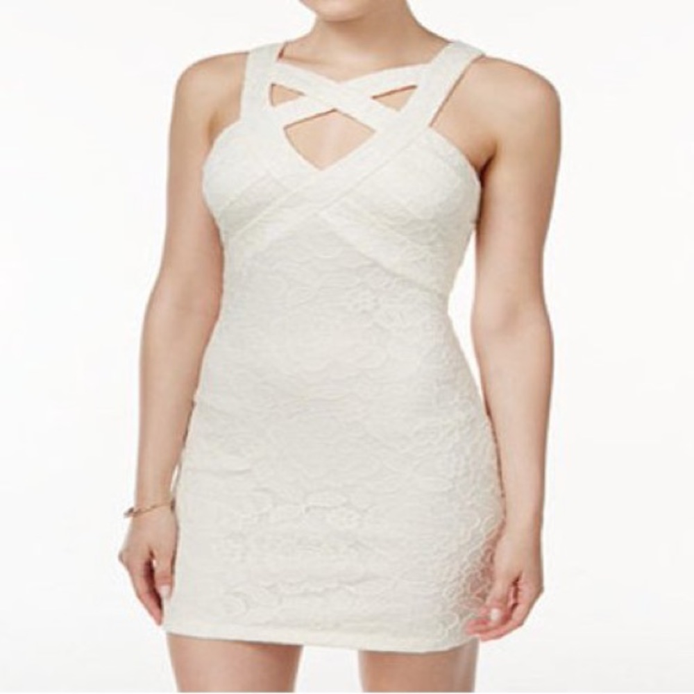 Cream Lace Dress